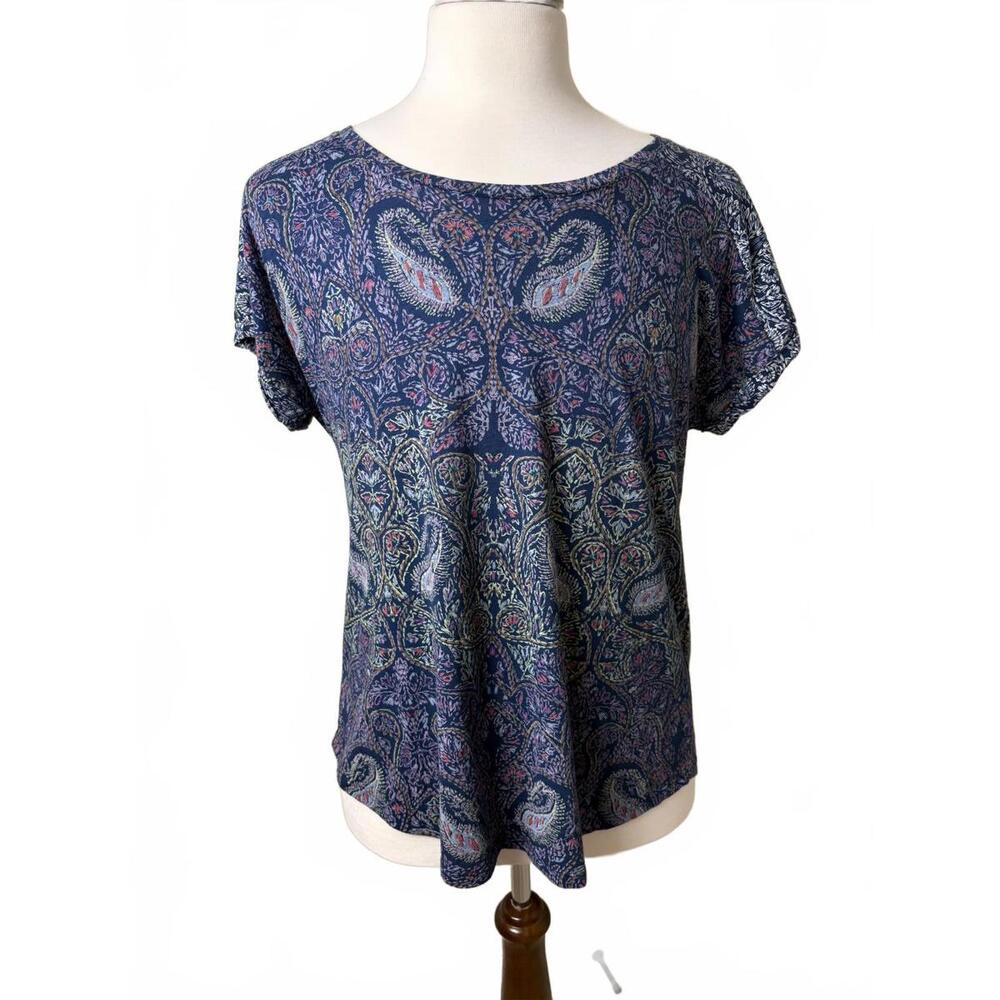 Lucky Brand Women's Paisley Print Top
